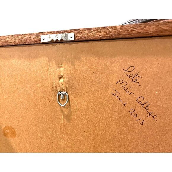 Wooden Marquetry Inlay Four Jumping Dolphins Wall Hanging 15 x 12 Inches - Picture 8 of 8